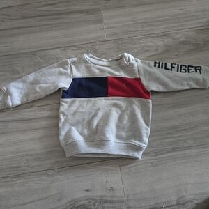 Tommy Hilfiger Kids' Color Block Sweatshirt - Gray, Navy, Red